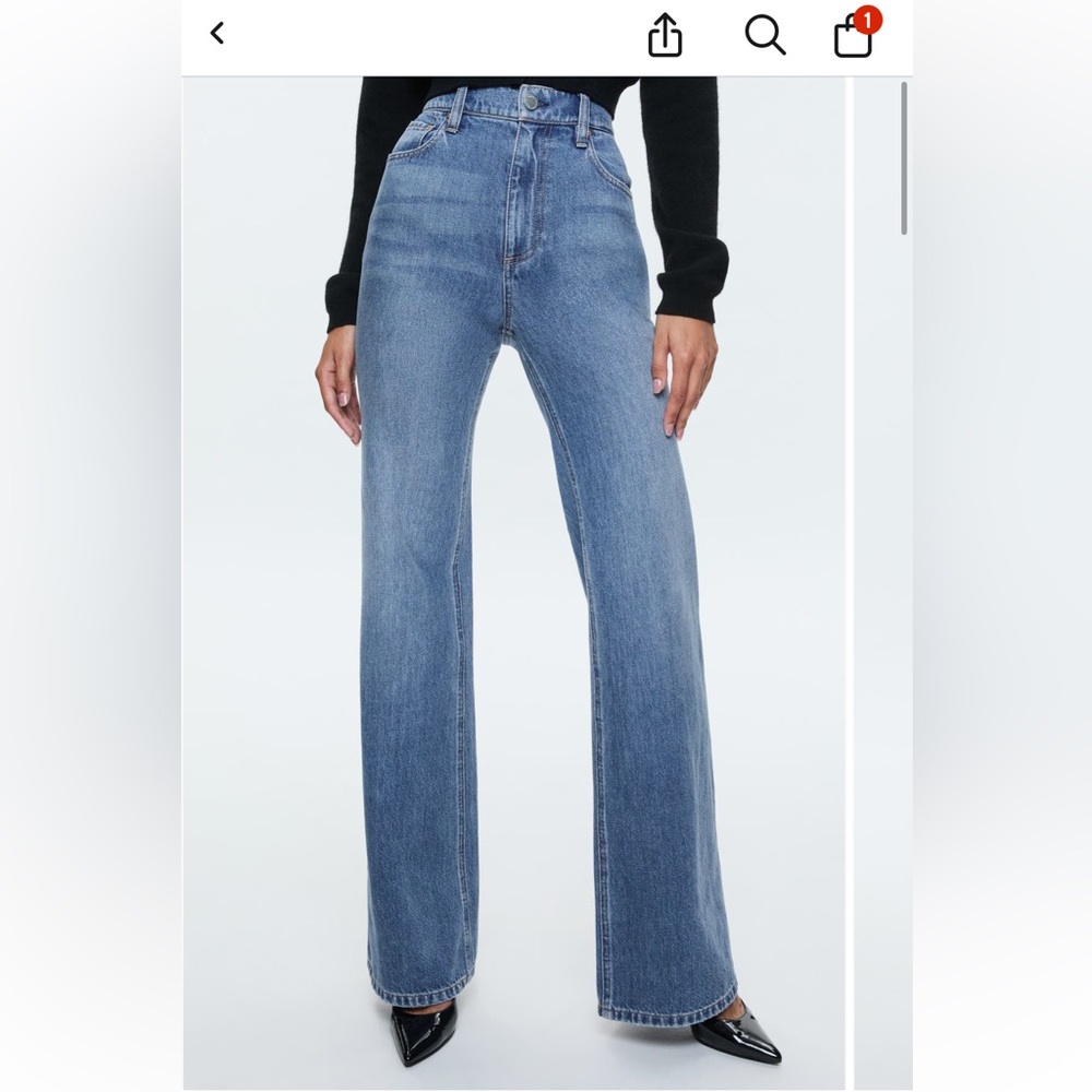 Alice + Olivia Weezy Full length jeans size 27